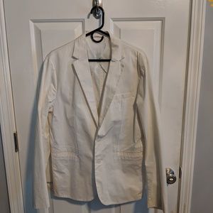 Armani Exchange White Summer blazer